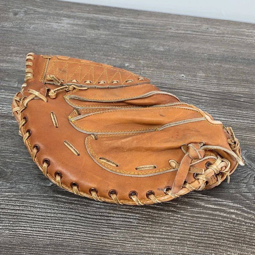 All Pro KMart Top Grain Leather Baseball Glove FB-77-1000 RHT VTG